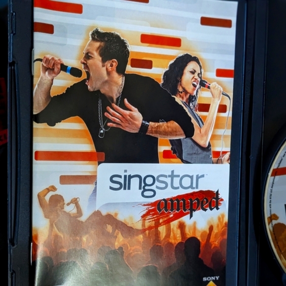 SONY PS2 | SINGSTAR AMPED | Black Label Video Game | Complete In Box | VG - Picture 3 of 4